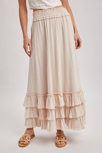 Olivia Crinkle Maxi Skirt