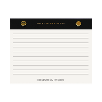 Sweet Water Decor - *NEW* Small Gold Rivet Basic Notepad - Stationery & Decor