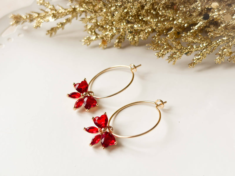 Agaveh girl - Merry Little Bows: Red