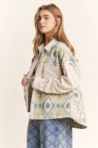 Tribal Button Down Jacket