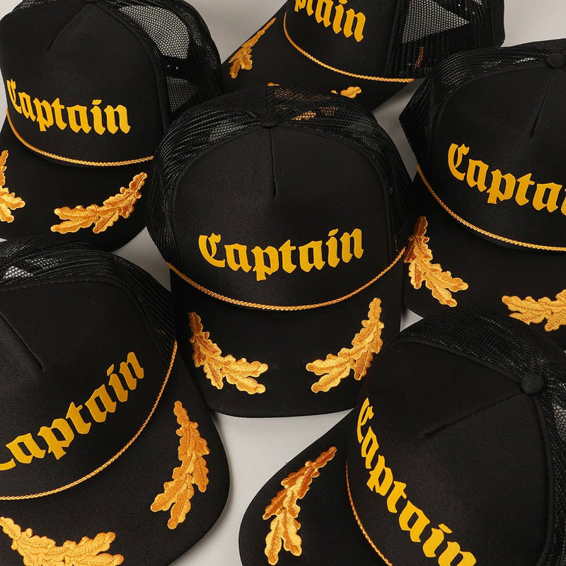 CAPTAIN Foam Mesh Back Trucker Hat