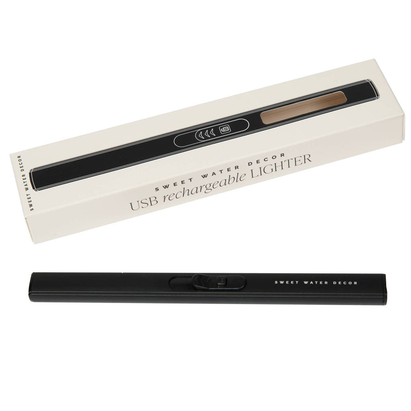 Sweet Water Decor - Black Rechargeable Electric Lighter