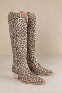 The Tess Boot - Leopard