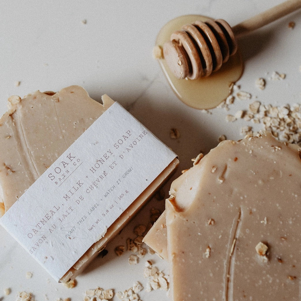 Soak Bath Co Soap Bar - Oatmeal, Milk & Honey