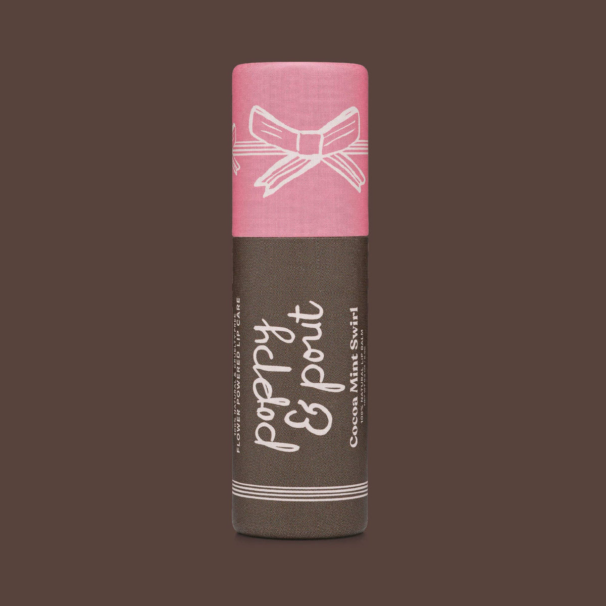 Poppy & Pout - Limited Edition, Lip Balm, Holiday, Cocoa Mint Swirl