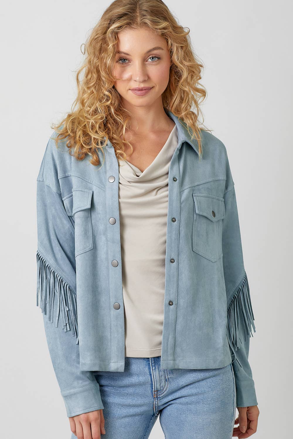 Miranda Suede Fringe Jacket
