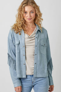 Miranda Suede Fringe Jacket