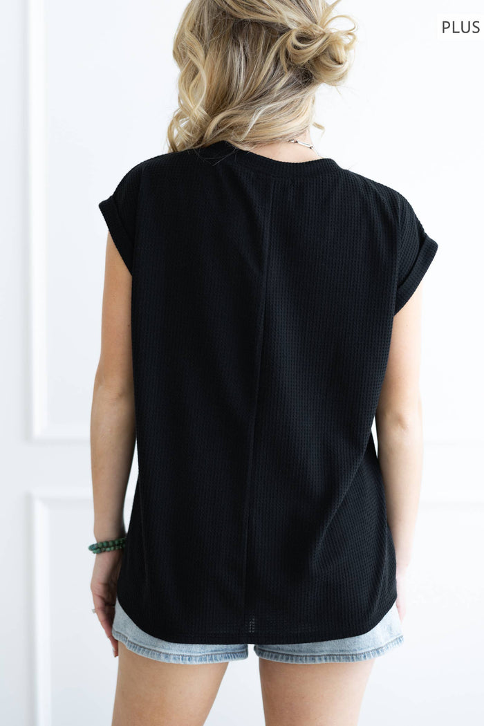 The Blayke Top - Black (Plus)