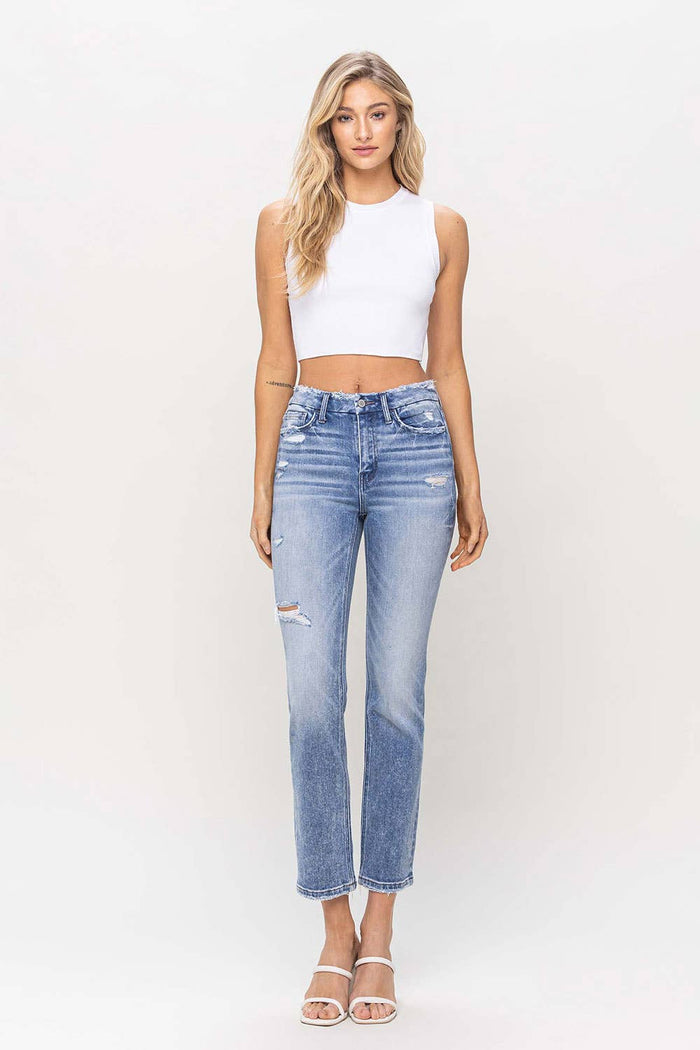 Julianna High Rise Crop Jeans