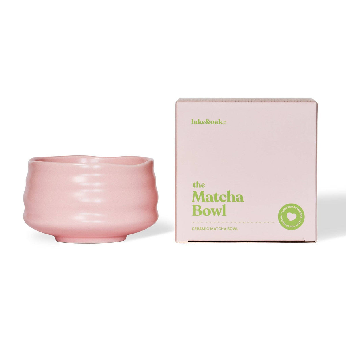 Lake & Oak Tea Co. - The Matcha Bowl - Oat Milk (with spout)