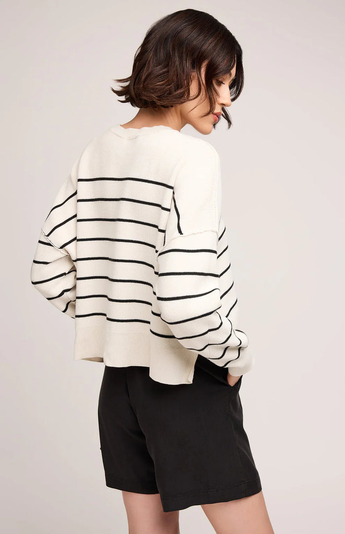 Gentle Fawn Echo Pullover-Black Stripe