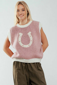 Pink Charm Horseshoe Vest