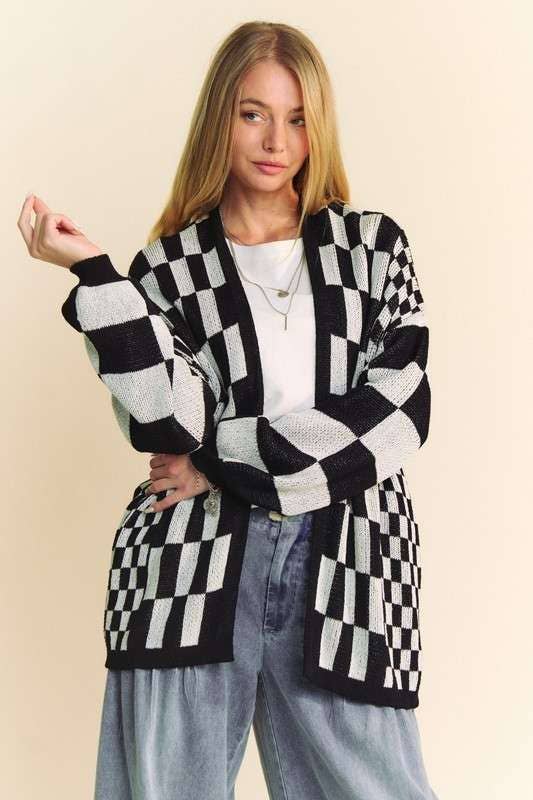 Skater Boy Checked Cardi