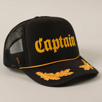 CAPTAIN Foam Mesh Back Trucker Hat