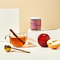 Lake & Oak Tea Co. - Apple Crumble Ashwagandha - Wholesale: Glass Loose-leaf Jar - 24 Cups