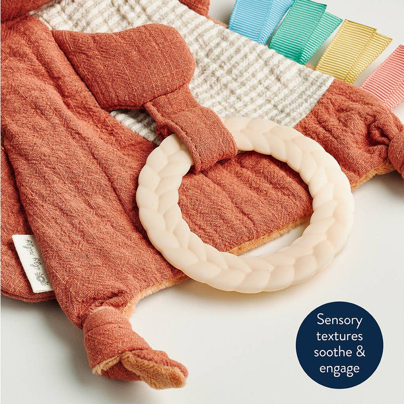 Itzy Ritzy - Fox Bitzy Crinkle™ Sensory Toy with Teether