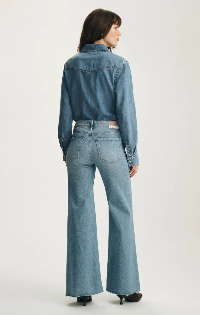 Mavi-Grace Bleached Classic Blue Jeans