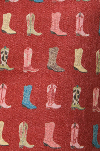 Boot Print Mini Skirt