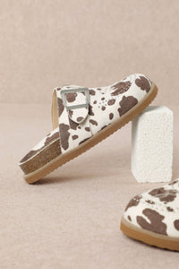 Josephine Clog - Cowprint