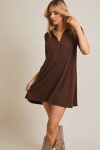 Chestnut Polo Dress