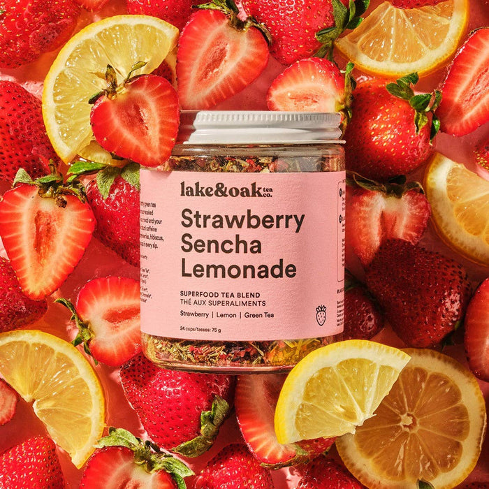Lake & Oak Tea Co. - Strawberry Sencha Lemonade