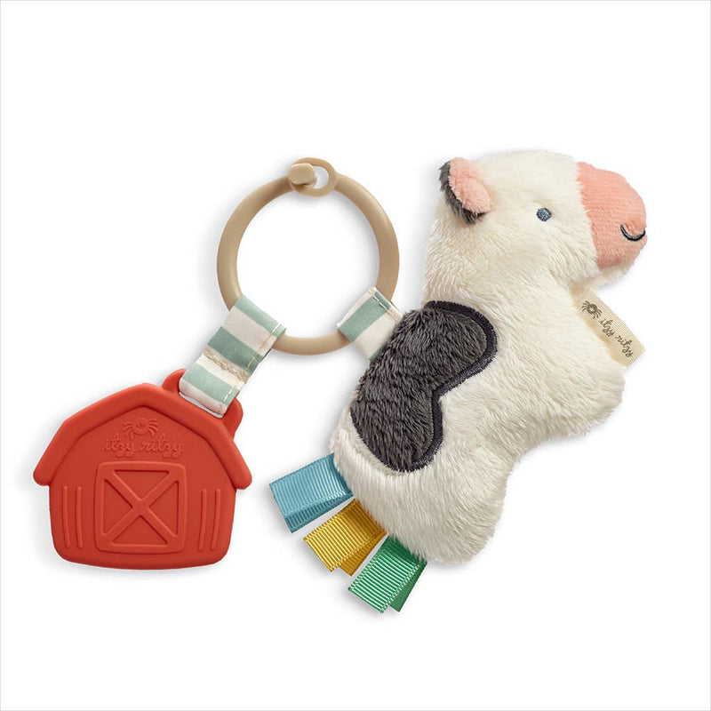 Itzy Ritzy Canada - Itzy Pal™ Plush + Teether: Cow