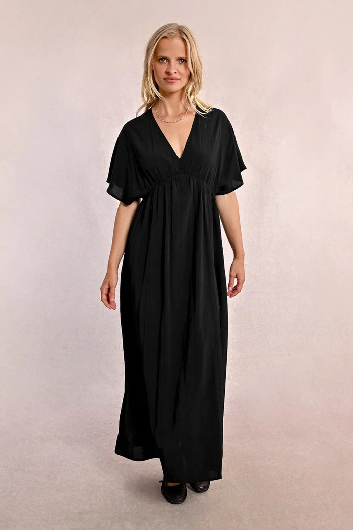 Molly Bracken Flowy Maxi Dress - Black