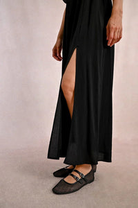 Molly Bracken Flowy Maxi Dress - Black