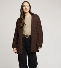Gentle Fawn Betty Cardigan - Chocolate