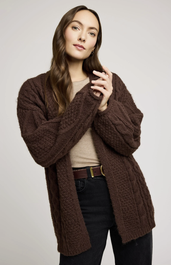Gentle Fawn Betty Cardigan - Chocolate