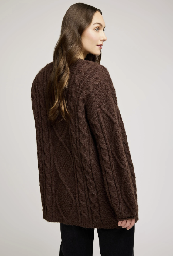 Gentle Fawn Betty Cardigan - Chocolate