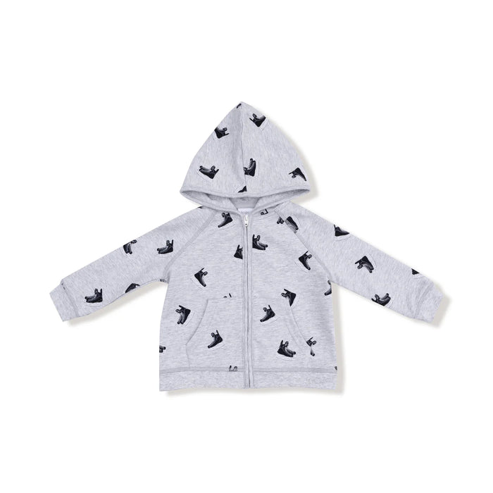 Angel Dear French Terry Hockey Zip Hoodie