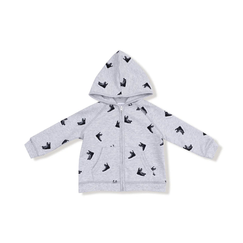Angel Dear French Terry Hockey Zip Hoodie