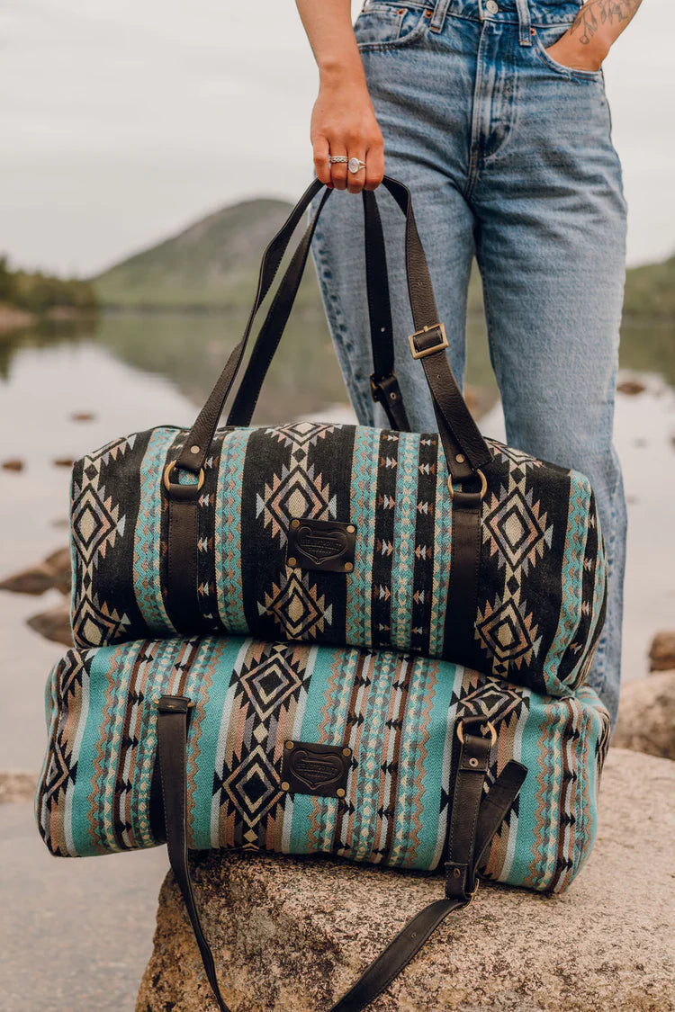 Heart Print Threads- Weekend Traveller Bag