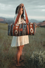 Load image into Gallery viewer, Heart Print Threads- Weekend Traveller Bag
