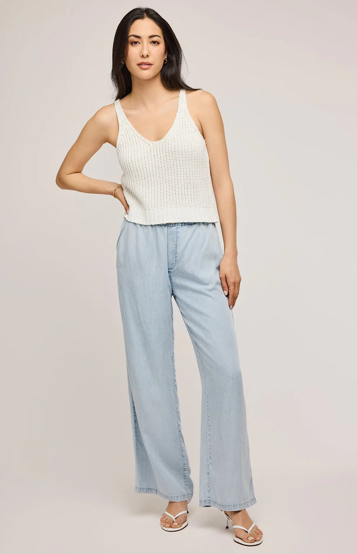 Gentle Fawn Lizzie Knit Tank-White
