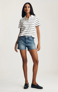 Mavi Heidi Shorts-Dark Used Classic Blue