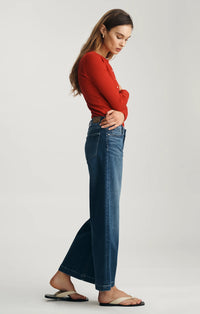 Mavi - Paloma Mid Rise - Dark Feather Luxe