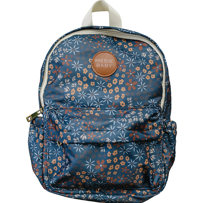 Mebie Baby Navy Floral Mini Backpack