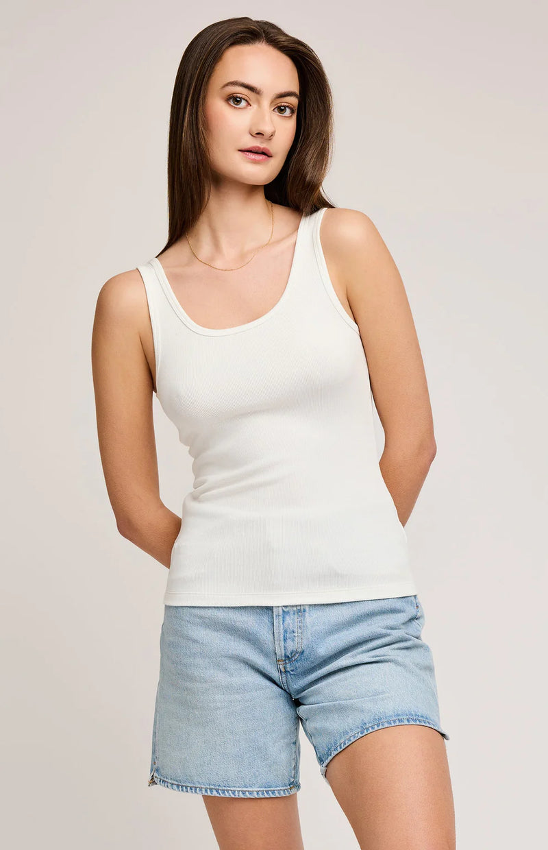 Gentle Fawn Nina Ribbed Tank-White