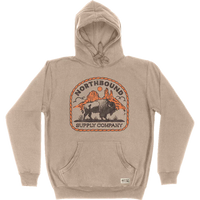Northbound Supply Co Men's Western Bison Hoodie