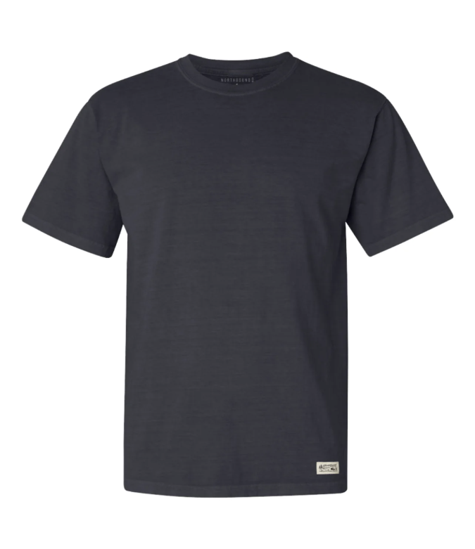 Northbound Supply Co Graphite Garment Dyed Tshirt