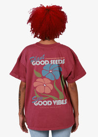 Girl Dangerous Plant Good Seeds Tee