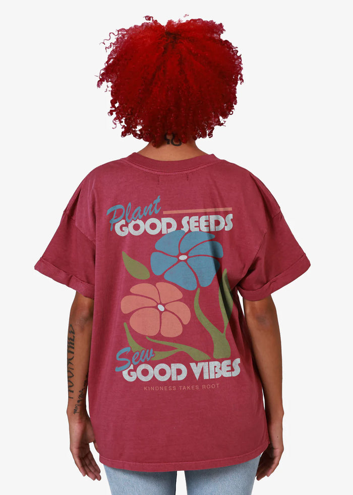 Girl Dangerous Plant Good Seeds Tee