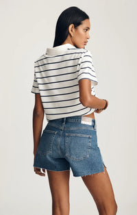 Mavi Heidi Shorts-Dark Used Classic Blue