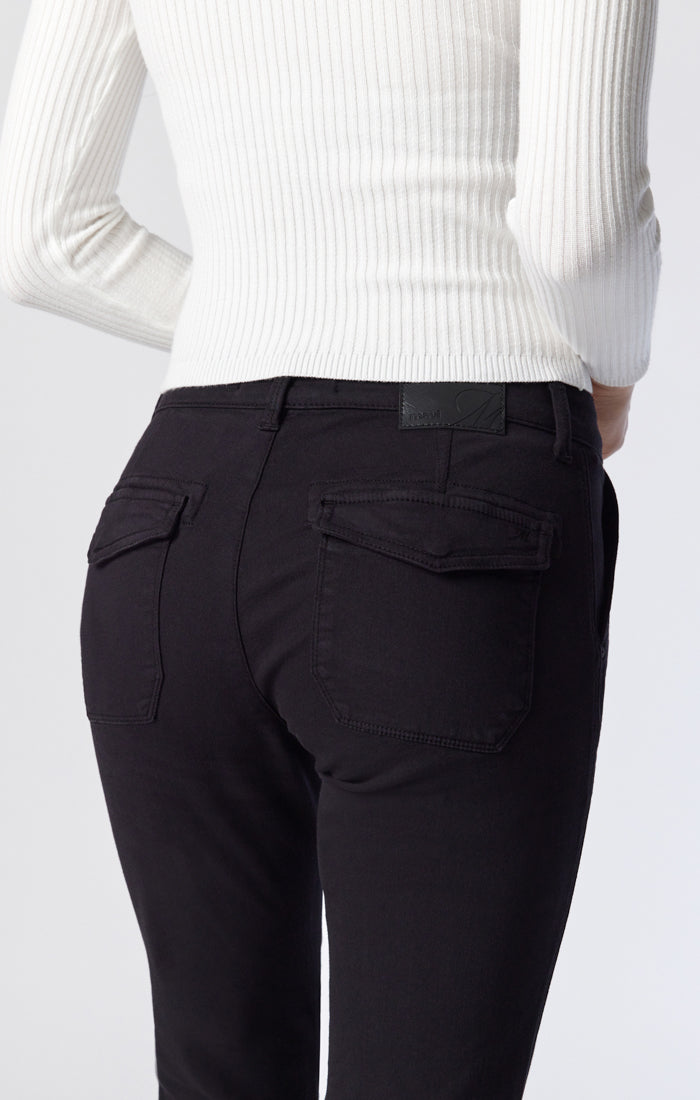 Mavi Ivy Black Twill Cargo Pants