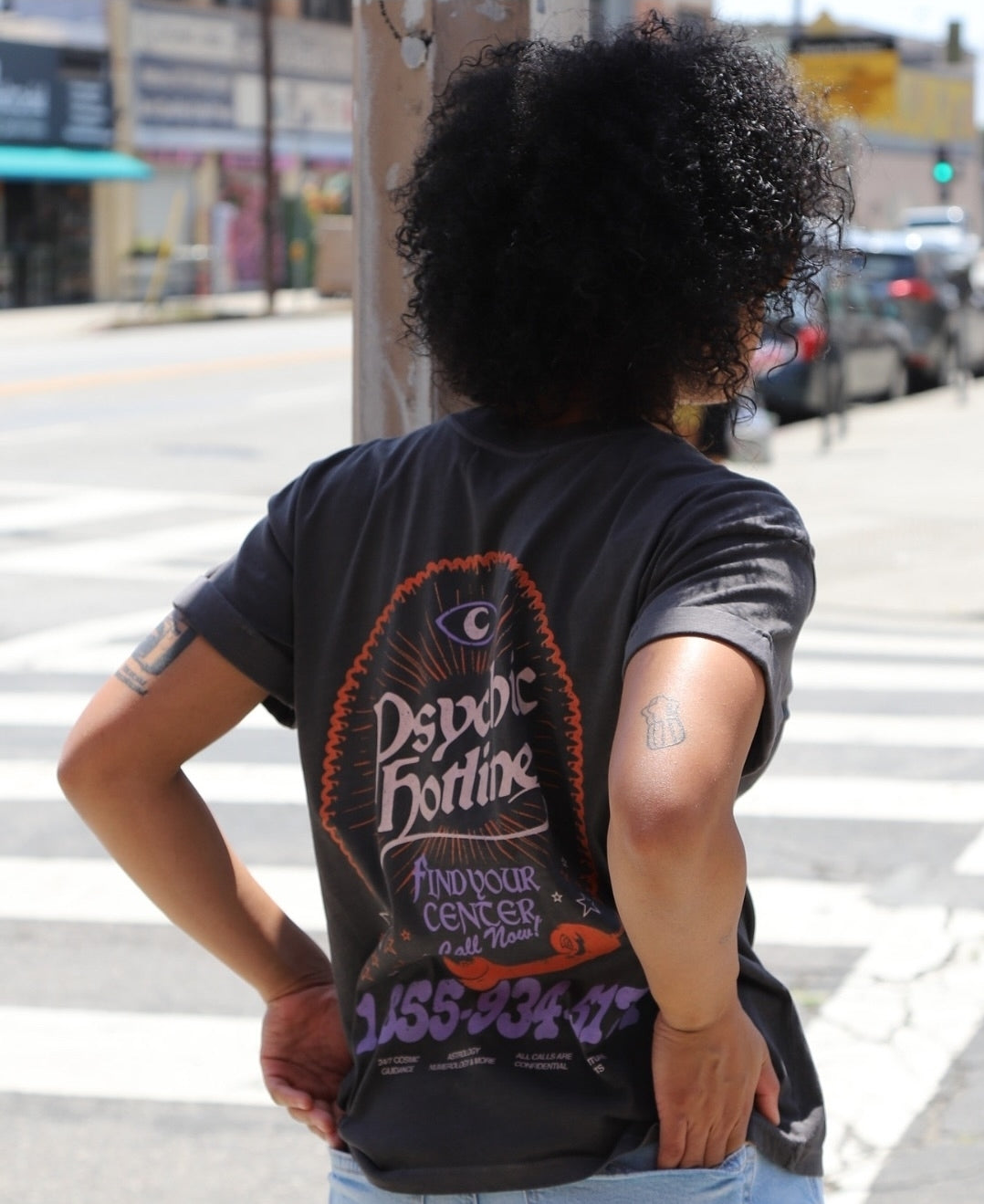Girl Dangerous Psychic Hotline Tee