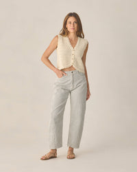 Rylee & Cru Barrel Pant Railroad Stripe