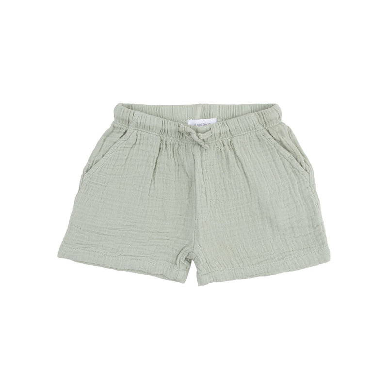 Angel Baby Shorts - Solid Muslin - Green