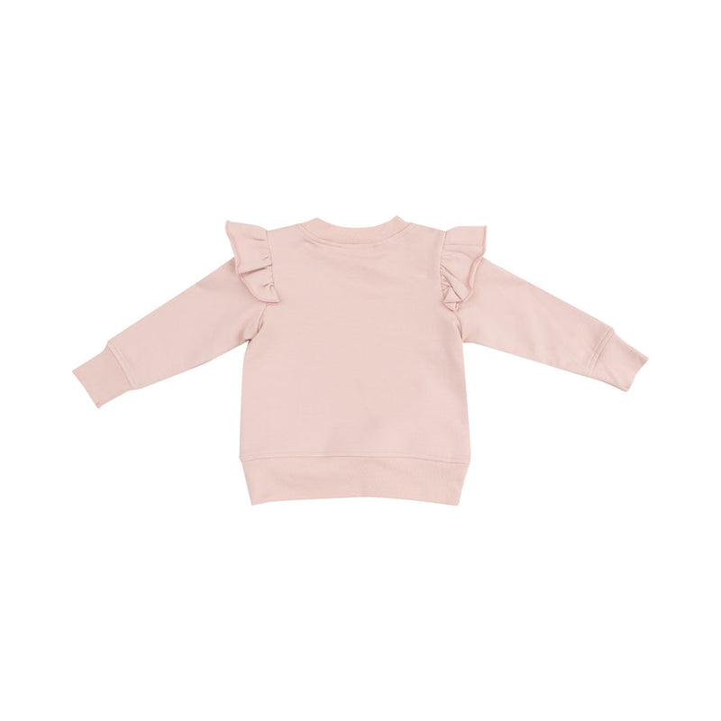 Angel Dear French Terry Ruffle Sweatshirt + Leggings - Daisy Pop